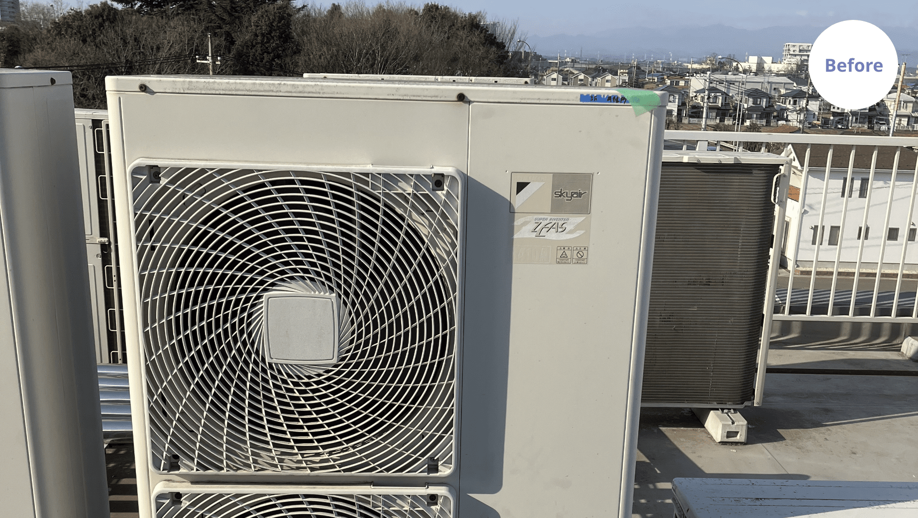 S社事務所空調機更新工事