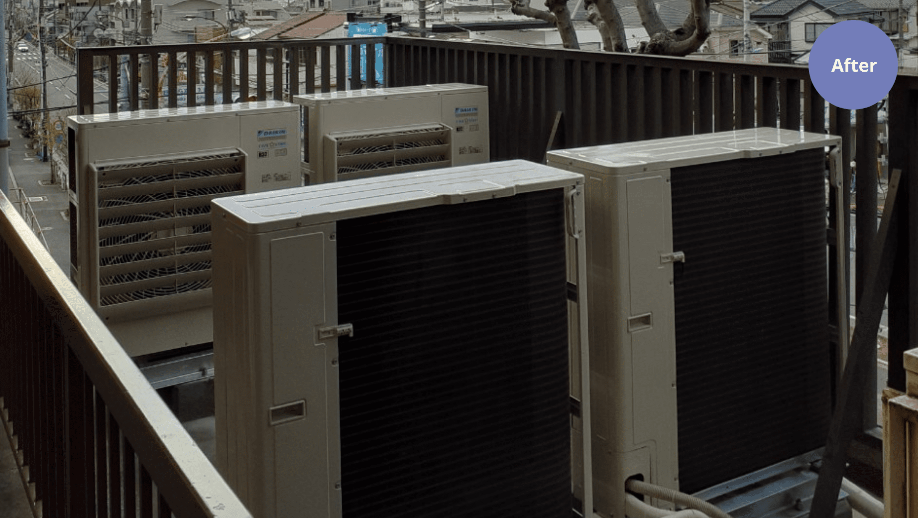 M事務所空調機更新工事